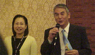 Tezuka Studios CEO Mr. Matsutani with Translator