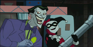 Joker and Harley Quinn flashback