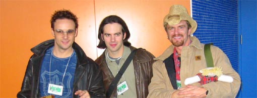 Kirby Morrow, Brad Swaile, and Scott McNeil