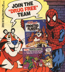 It's Spider-man, and Tony the Tiger, and they're TOGETHER!!