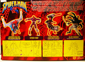 Spider-man 4 pack back