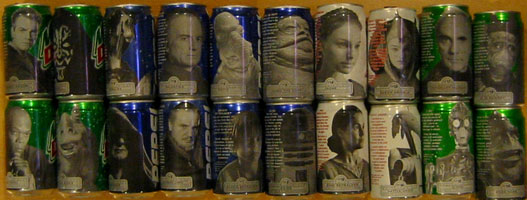 Star Wars Soda Cans