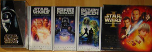 Star Wars Video Tapes