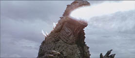 Godzilla's atomic breath